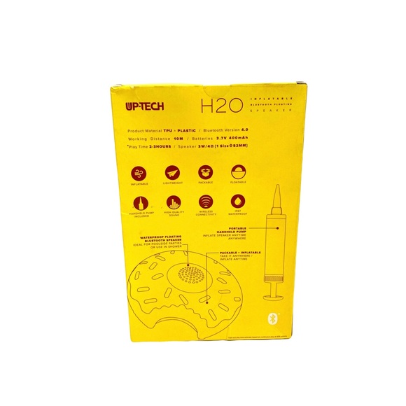 Up-Tech Inflatable Donut Bluetooth Floating Speaker - Picture 2 of 3